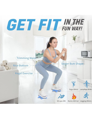 Tablero Ab Twister HOLSM-III para Ejercicio Abdominal - Azul