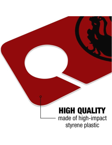 Cartel Colgante de Puerta Mortal Kombat Graphics & More 24x9.5cm