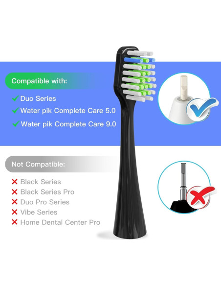 Cabezas de Repuesto para Cepillos Waterpik DenSecc 6 Unidades Cabezas de Repuesto para Cepillos Waterpik DenSecc 6 Unidades
