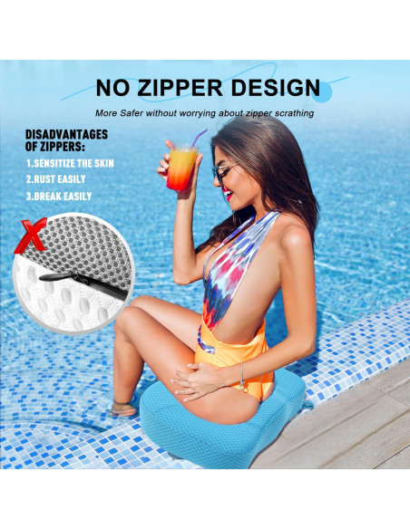 Asiento Elevador para Jacuzzi Idle Hippo 12.7 cm Antideslizante Asiento Elevador para Jacuzzi Idle Hippo 12.7 cm Antideslizante