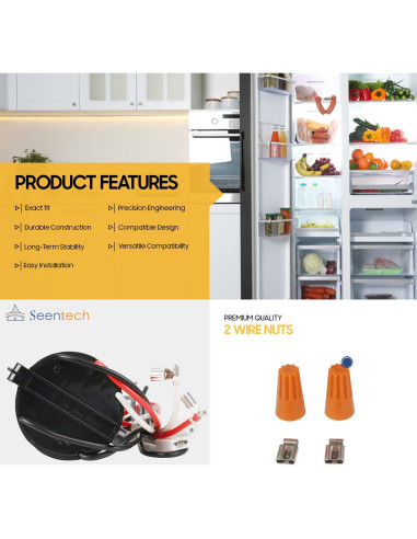 Capacitor de Arranque Duro 3 en 1 Seentech RCO410 - 115VAC