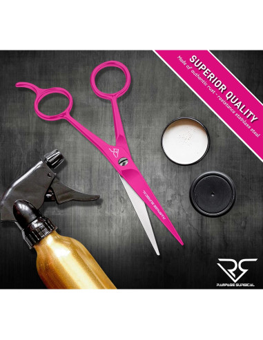Tijeras de Peluquero Profesional Rampage 16.5 cm Rosadas