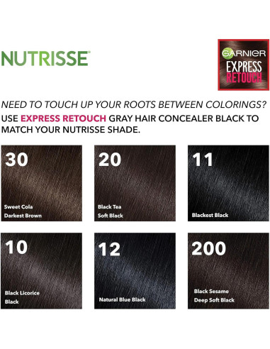 Corrector de Canas Garnier Express Retouch Negro 60.5 ml