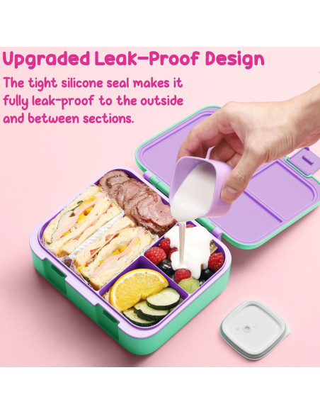 Set Bento Almuerzo Fimibuke 6PCS Niños - Caja, Botella y Bolsa Set Bento Almuerzo Fimibuke 6PCS Niños - Caja, Botella y Bolsa