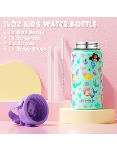 Set Bento Almuerzo Fimibuke 6PCS Niños - Caja, Botella y Bolsa