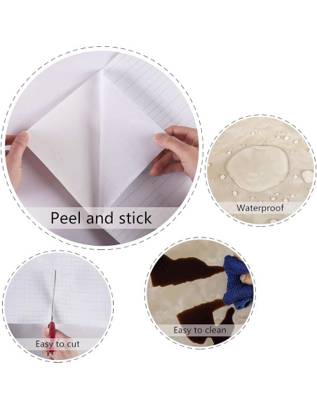 Papel Contacto Autoadhesivo Beige LIKILIKI 40.1x199.4 cm Papel Contacto Autoadhesivo Beige LIKILIKI 40.1x199.4 cm