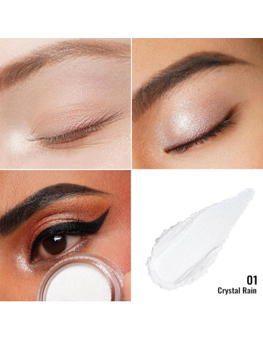 Sombra de Ojos Crema Oulac 6g Color Natural Larga Duración