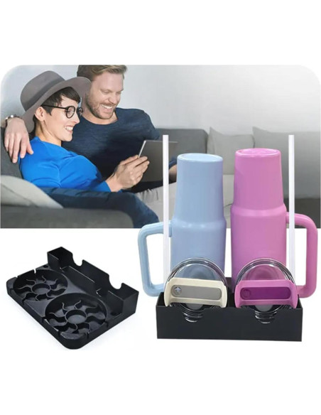 Soporte para Secado de Botellas Stanley CCDANSIYUCR Azul/Rosa Soporte para Secado de Botellas Stanley CCDANSIYUCR Azul/Rosa