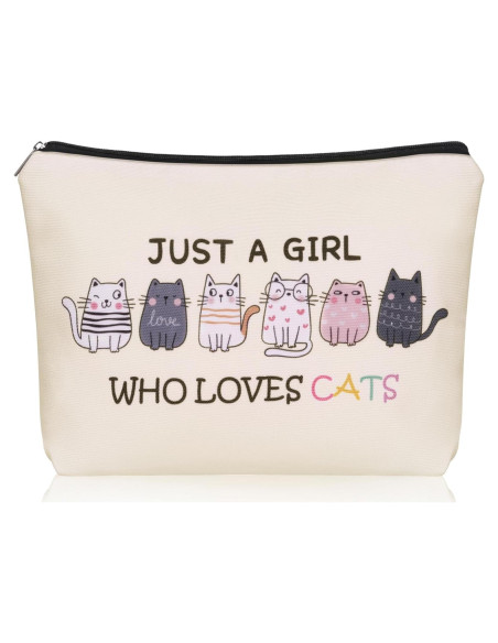 Bolsa de Maquillaje Gato Girlly-G5800 24.9x18cm Impermeable Bolsa de Maquillaje Gato Girlly-G5800 24.9x18cm Impermeable