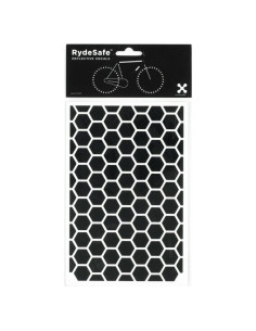 Calcomanías Reflectantes RydeSafe Hexagonales Grandes