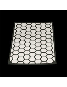 Calcomanías Reflectantes RydeSafe Hexagonales Grandes 2