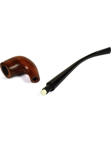 Pipa de Tabaco de Madera Peral 26cm con Filtro 9mm