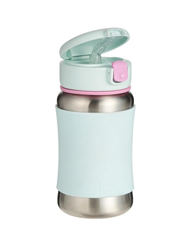 Botella de Acero Inoxidable Skip Hop 350ml con Popote Helado