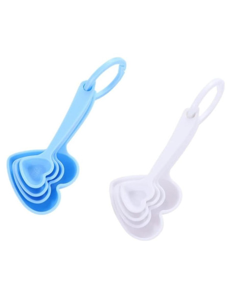 Juego de cucharas medidoras de plástico Leadigol - 2 piezas Juego de cucharas medidoras de plástico Leadigol - 2 piezas