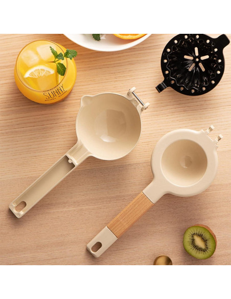 Exprimidor Manual de Cítricos Tomotato con Mango de Madera Exprimidor Manual de Cítricos Tomotato con Mango de Madera