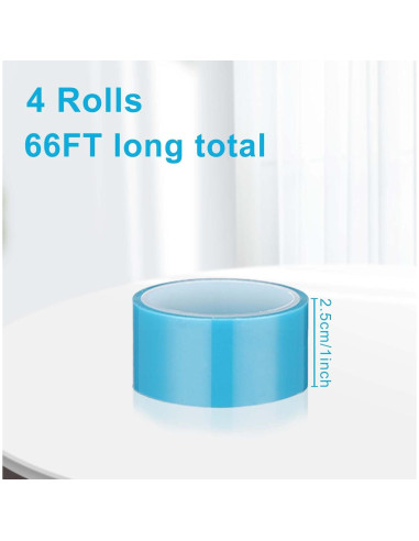 Cinta de Resina Gartful 1" x 19.81m - 4 Rollos para Manualidades