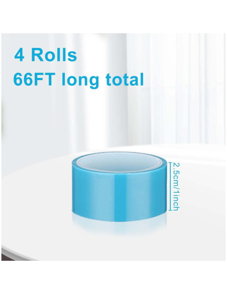 Cinta de Resina Gartful 1" x 19.81m - 4 Rollos para Manualidades Cinta de Resina Gartful 1" x 19.81m - 4 Rollos para Manualidades