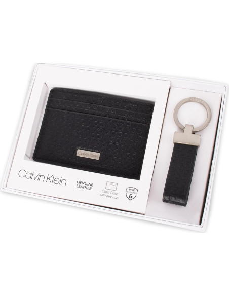Cartera Bifold Minimalista y Estuche para Tarjetas Calvin Klein Cartera Bifold Minimalista y Estuche para Tarjetas Calvin Klein