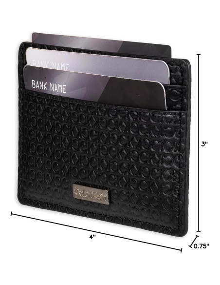 Cartera Bifold Minimalista y Estuche para Tarjetas Calvin Klein Cartera Bifold Minimalista y Estuche para Tarjetas Calvin Klein