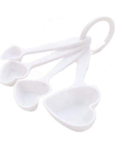Juego de cucharas medidoras de plástico Leadigol - 2 piezas