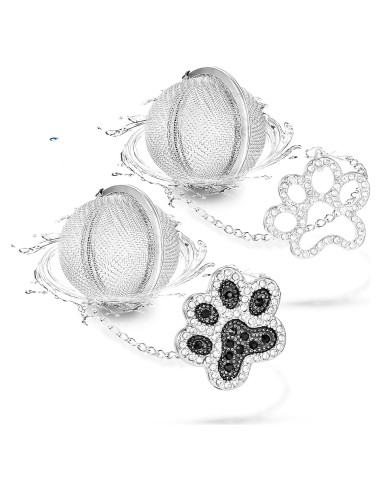 Infusor de Té Suelto NSTaygate 2pcs Acero Inoxidable 4.5cm