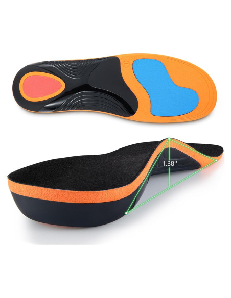 Plantillas ortopédicas MIBATUS para fascitis plantar - Hombre 5.5-6.5 / Mujer 7.5-8.5 Plantillas ortopédicas MIBATUS para fascitis plantar - Hombre 5.5-6.5 / Mujer 7.5-8.5