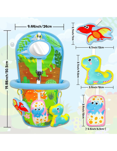 Juguete de Asiento de Coche OKOOKO Dinosaurio Ajustable Juguete de Asiento de Coche OKOOKO Dinosaurio Ajustable