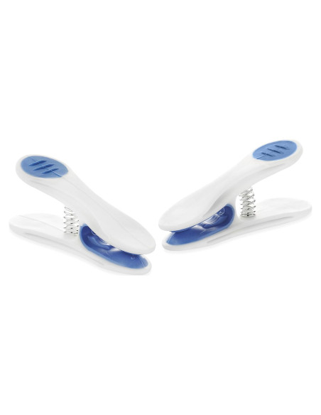 Conjunto de 10 pinzas de ropa Whitmor Soft Touch antideslizantes Conjunto de 10 pinzas de ropa Whitmor Soft Touch antideslizantes