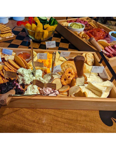 Juego de cuchillos para untar queso Linwnil - 21 piezas