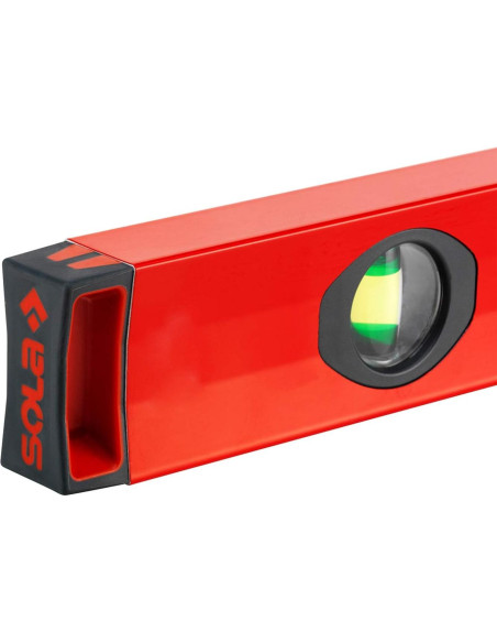 Nivel de Burbuja SOLA LSX10 de Aluminio 25.4 cm Rojo Nivel de Burbuja SOLA LSX10 de Aluminio 25.4 cm Rojo