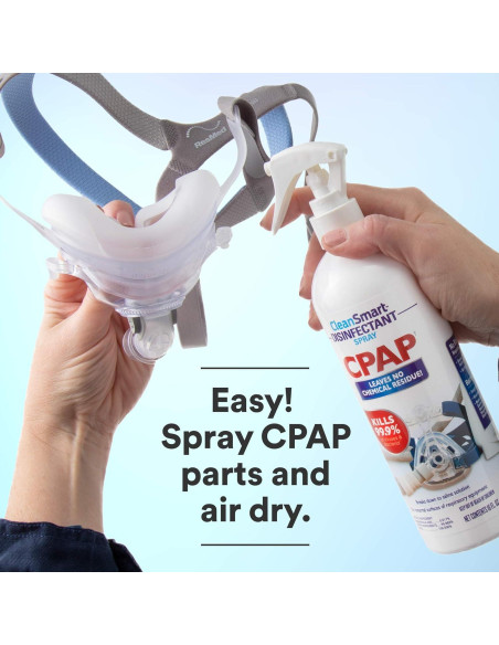 CleanSmart Spray Desinfectante CPAP 59 ml - Paquete de 3 CleanSmart Spray Desinfectante CPAP 59 ml - Paquete de 3