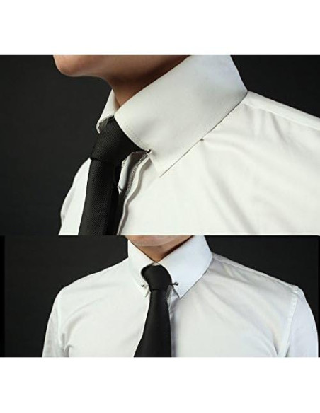 Juego de Alfileres de Corbata para Hombres JV LZ08 - 2 Piezas Juego de Alfileres de Corbata para Hombres JV LZ08 - 2 Piezas