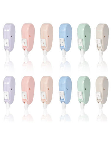 Cintas Correctoras Temiary 12 Pcs Color Pastel 0.3mm