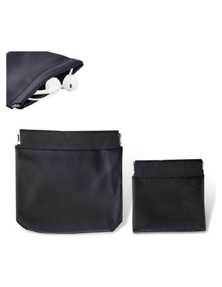 Bolsa de Almacenamiento para Auriculares PU Flylin - 2 Piezas Bolsa de Almacenamiento para Auriculares PU Flylin - 2 Piezas