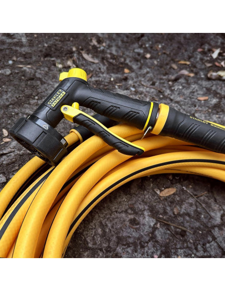 Manguera de Jardín Stanley FATMAX 15.24m 1.6cm 500 PSI Amarillo Manguera de Jardín Stanley FATMAX 15.24m 1.6cm 500 PSI Amarillo