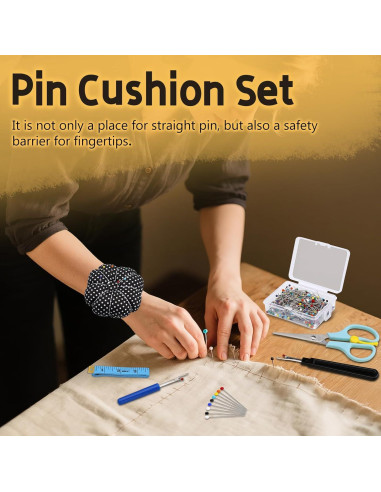 Kit de Alfileres de Coser Multicolor 300 Piezas 32mm ZLULARY