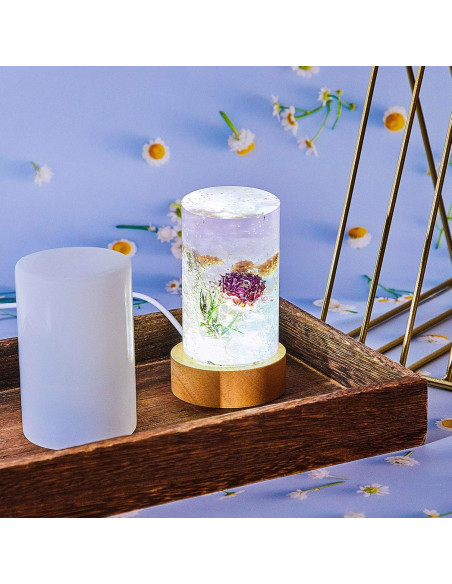 Conjunto de Moldes de Silicona Honoson para Resina Cilíndrica Conjunto de Moldes de Silicona Honoson para Resina Cilíndrica
