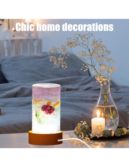 Conjunto de Moldes de Silicona Honoson para Resina Cilíndrica Conjunto de Moldes de Silicona Honoson para Resina Cilíndrica
