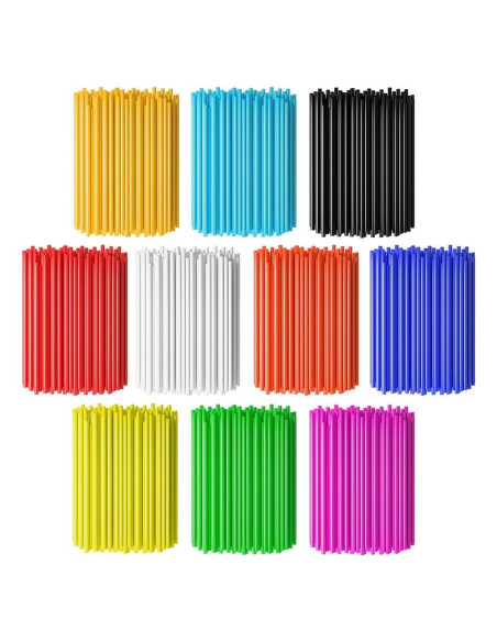 Cubiertas de Radios Decorativas PSLER 72 PCS para Motocicletas Cubiertas de Radios Decorativas PSLER 72 PCS para Motocicletas
