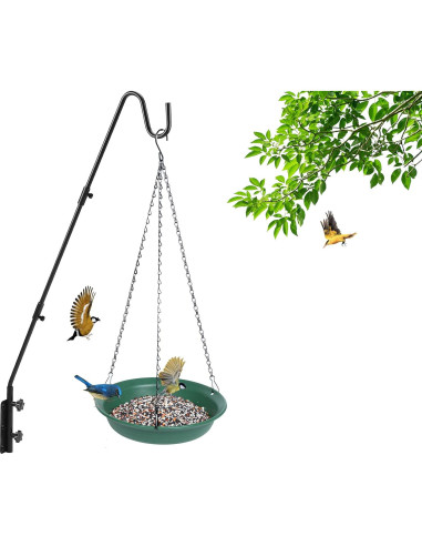 Comedero para Aves Colgante VUWEZ 20.32 cm Verde Exterior