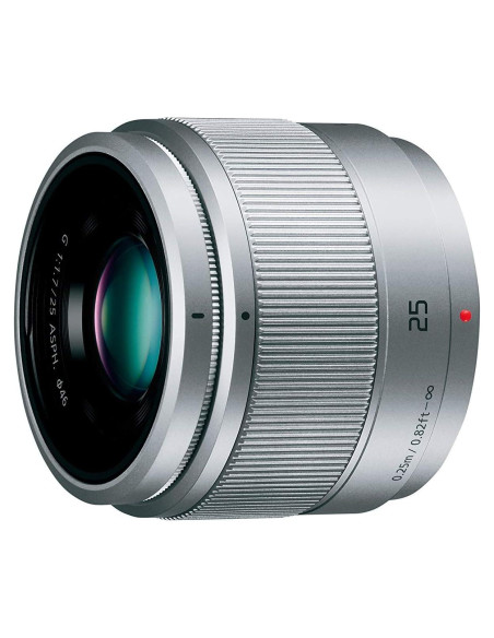 Lente Panasonic LUMIX G 25mm F1.7 Micro Cuatro Tercios Lente Panasonic LUMIX G 25mm F1.7 Micro Cuatro Tercios