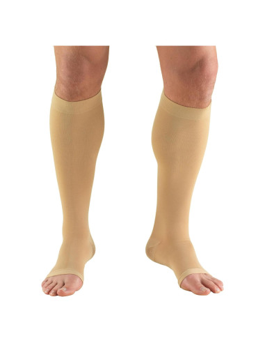 Medias de Compresión Truform 0845 30-40 mmHg Unisex Beige Pequeño