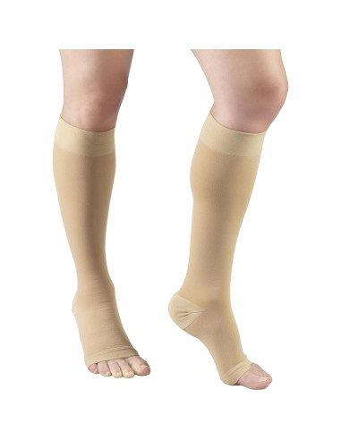 Medias de Compresión Truform 0845 30-40 mmHg Unisex Beige Pequeño
