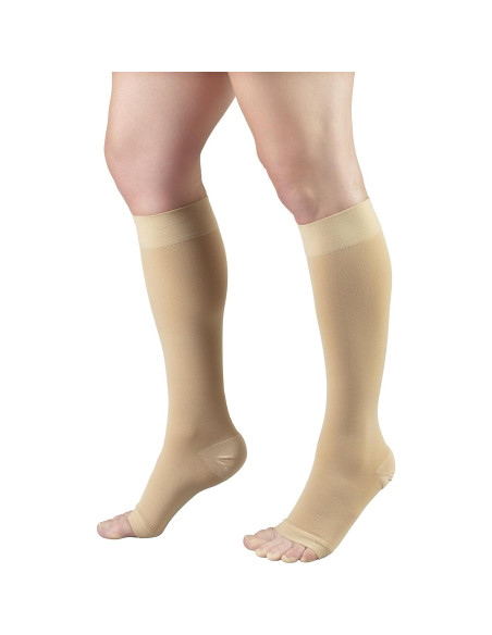 Medias de Compresión Truform 0845 30-40 mmHg Unisex Beige Pequeño Medias de Compresión Truform 0845 30-40 mmHg Unisex Beige Pequeño