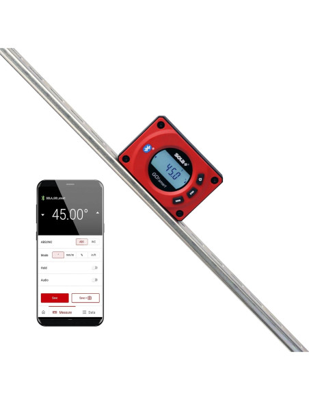 Nivel Digital de Bolsillo Sola GO! 3 cm Bluetooth Magnético Nivel Digital de Bolsillo Sola GO! 3 cm Bluetooth Magnético