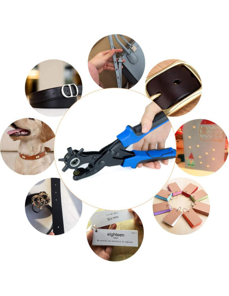 Perforadora de Agujeros para Cinturones PeoTRIOL Azul Perforadora de Agujeros para Cinturones PeoTRIOL Azul