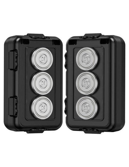 Caja de Llave Magnética TOSICAM Impermeable 2 Unidades Negro Caja de Llave Magnética TOSICAM Impermeable 2 Unidades Negro