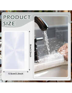 100 Piezas Lentes de Aumento Liobelon Tamaño Tarjeta de Crédito 2