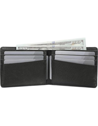Billetera Bifold Minimalista Lanyani con Bloqueo RFID