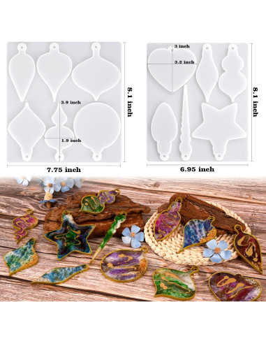 Moldes de Silicona Actvty para Adornos de Navidad - 2 Piezas